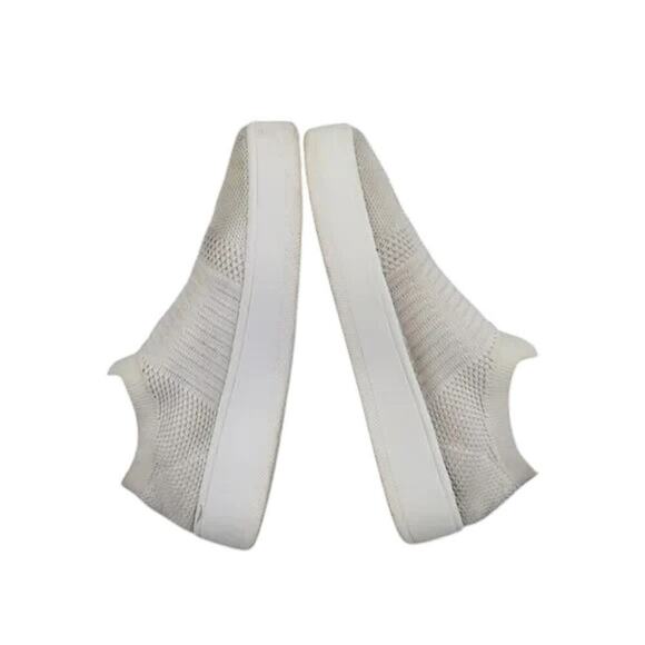 Steve Madden Shoes Womens 7 Sneakers Slip On Casual Fashion Knit White Platform - Picture 7 of 16